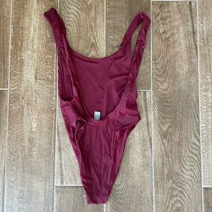 Maroon Aerie One Piece